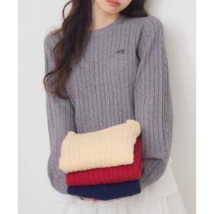 ニット セーター ケーブルNTPO レディース