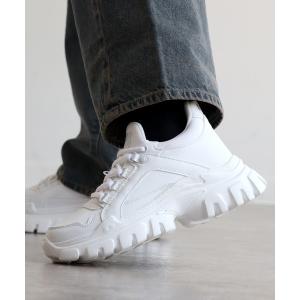 スニーカー 「K-SWISS/ケースイス」レースアップ 厚底スニーカー レディース