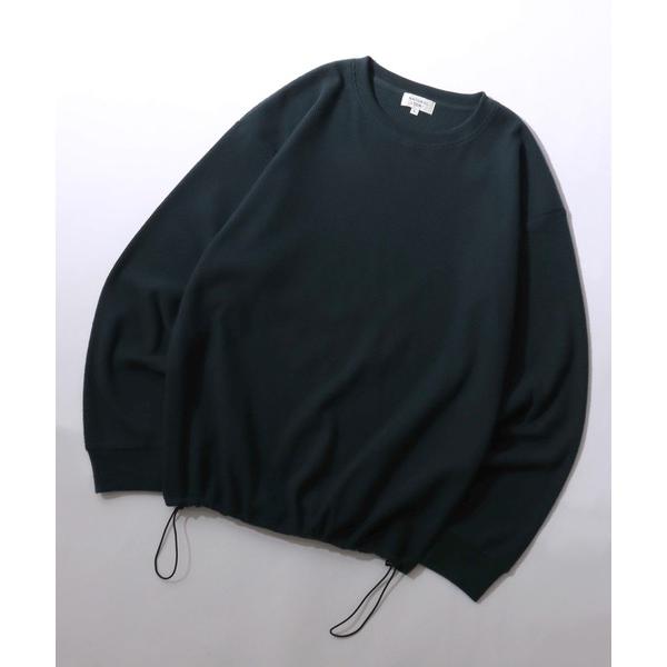 tシャツ Drawstring Thermal/ドローコード オーバーサイズ  サーマル ワッフル ...