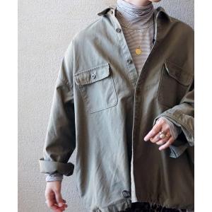 週末値下げ【25SS】ジャーナルスタンダードラックス　CLダンプミリタリーシャツ 週末値下げ【25SS】ジャーナルスタンダードラックス CLダンプ
