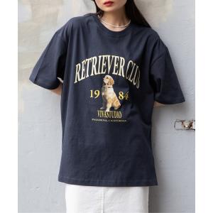 「VIVASTUDIO」 半袖Tシャツ LARGE ネイビー メンズ