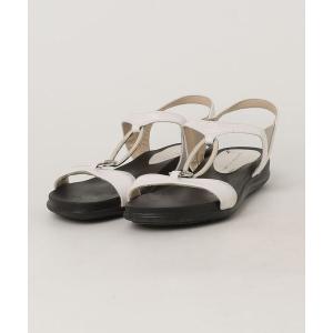 「JELLY BEANS」 フラットサンダル L ホワイト レディース