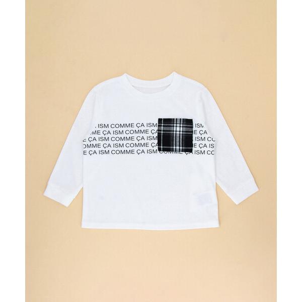 tシャツ チェックポケット Tシャツ(ベビーサイズ) キッズ 子供服 男の子 女の子