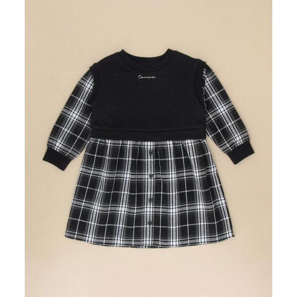 ワンピース チェック ワンピース(ベビーサイズ) キッズ 子供服 女の子