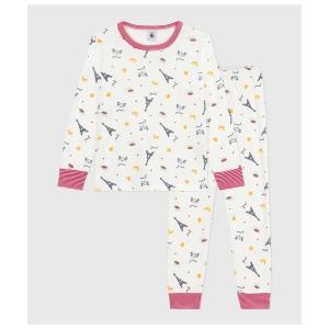 PETIT BATEAU（プチバトー） パジャマ ハートプリント長袖パジャマ