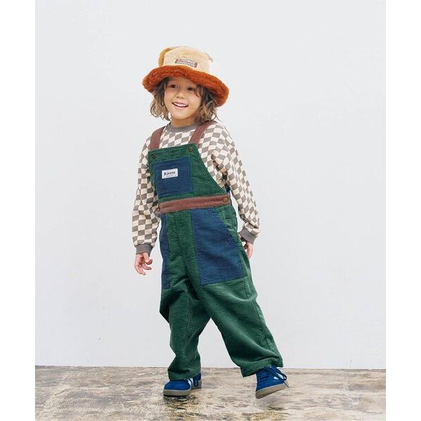 サロペット オーバーオール 「ジュニア対応」マルチカラーコーデュロイオーバーオール キッズ 子供服 ...