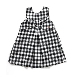 ジャンパースカート 「リンク/ジュニア対応」リボンタックジャンパースカート キッズ 子供服 女の子