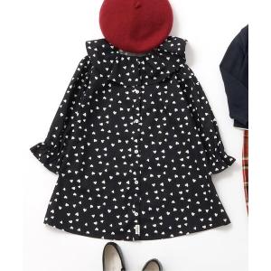 ワンピース 「リンク/ジュニア対応」ノーカラーシャツワンピース キッズ 子供服 女の子