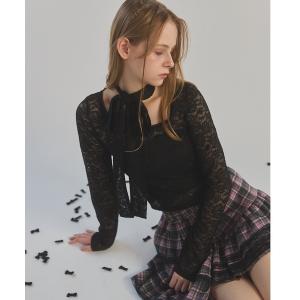 tシャツ レースチョーカートップス レディース