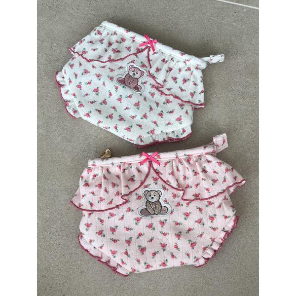 ポーチ 「MORE BEAR」flower bear PANTIES POUCH レディース