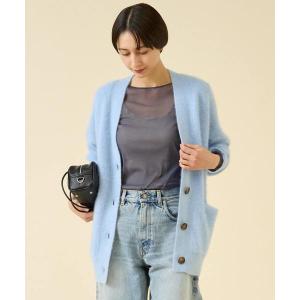 カーディガン 「定番」FOXファーカーディガン レディース