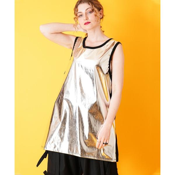 「ankoROCK」 タンクトップ ONE SIZE シルバー メンズ