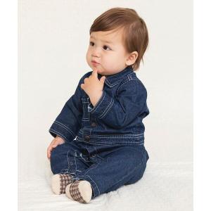 ベビー服 ロンパース デニム ツイルカバーオールの買取情報