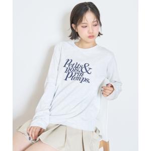 tシャツ 「GOODPRICE」 ロゴ刺しゅう長袖Tシャツ キッズ 子供服 女の子の商品画像