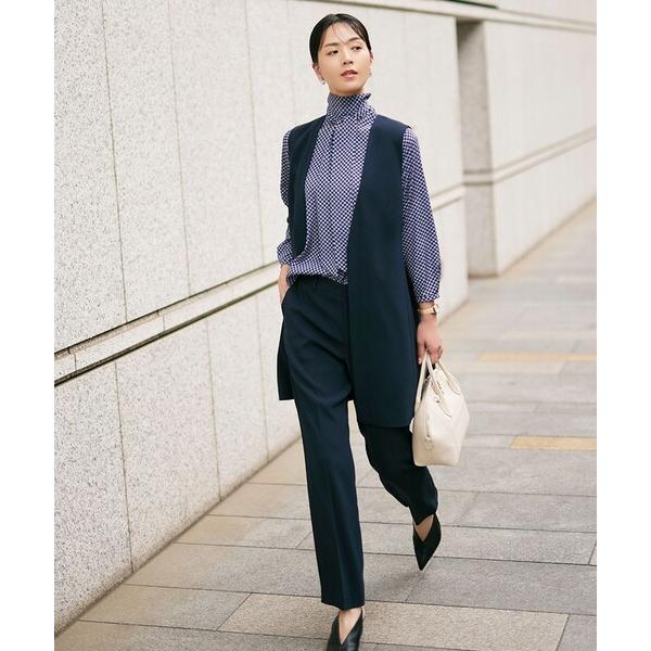 パンツ 「ウォッシャブル」トリアセジョーゼット　パンツ レディース