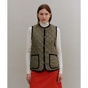 LAVENHAM（ラベンハム） ベスト ジレ BIG QUILT A LINE MICKFIELD