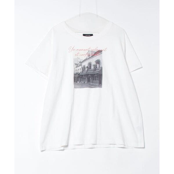 「UNTITLED」 半袖Tシャツ 50 ホワイト レディース