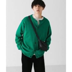 「SENSE OF PLACE by URBAN RESEARCH」 ニットカーディガン MEDIUM グリーン メンズ