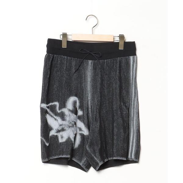 「Y-3」 ショートパンツ SMALL ブラック×ホワイト メンズ