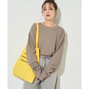 tシャツ 限定展開　ワッフル クルーネック チュニック プルオーバー レディース｜ZOZOTOWN Yahoo!店