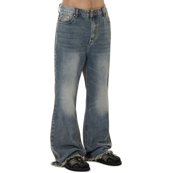 ジーンズ デニム デニムパンツ 「OY/オーワイ」RAW HEM FLARE PANTS/ロウヘムフ...