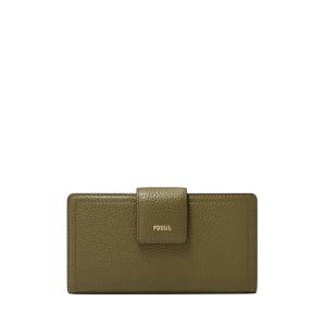 財布 フォッシル クラッチバッグ レディース レザー グリーン  SL7830316 レディース
