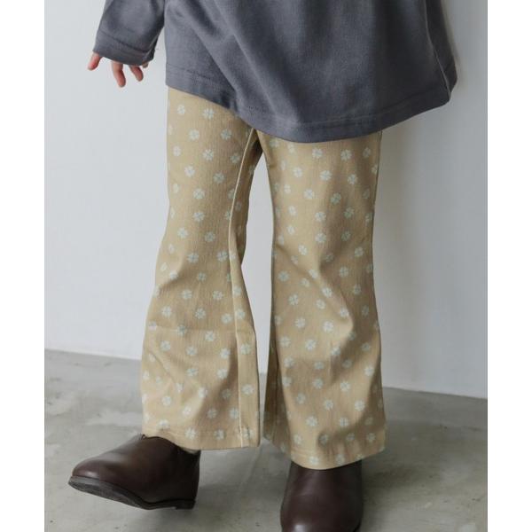 パンツ 「aBity select./アビティセレクト」総柄フレアロングパンツ キッズ 子供服 女の...
