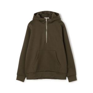 パーカー スビンコットン ダンボール ハーフジップ パーカ メンズ