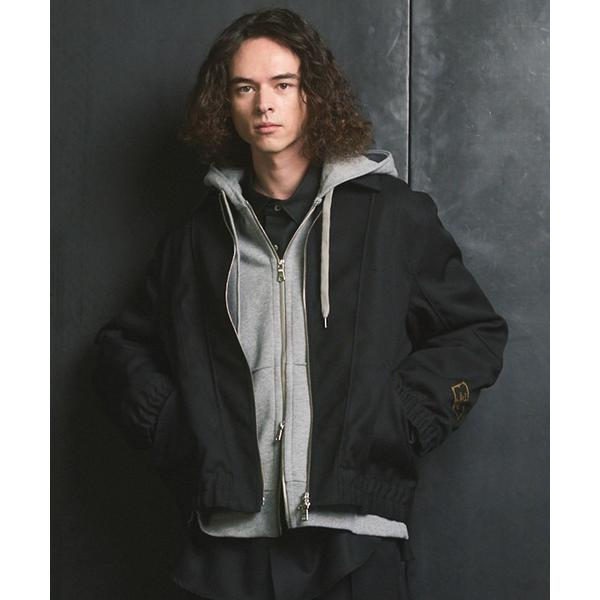 ブルゾン アウター 「UNISEX」4 Colors Chambray Washable Wool ...