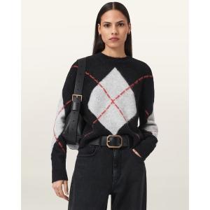 ニット セーター LOU ARGYLE WOOL JUMPER | LOU アーガイル ウール ニット・セーター レディース