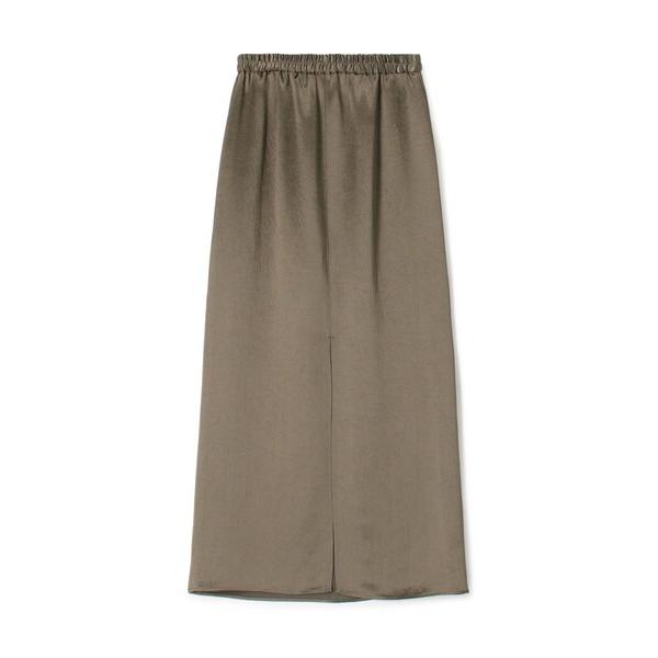 スカート ワッシャーサテン ペンシルスカート