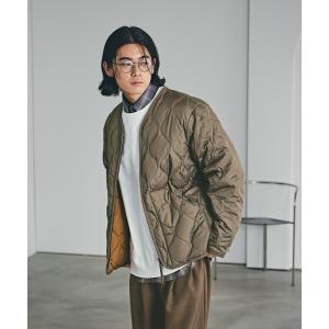 ブルゾン アウター 「TAION」別注Vネックダウンジャケット メンズ