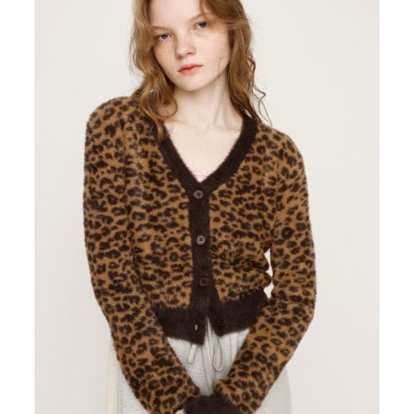 カーディガン MINI SHAGGY V/N CD ミニ シャギー Vネック カーディガン 秋服 レ...