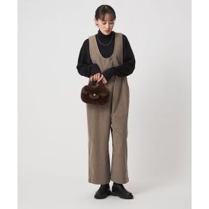 オールインワン オルマイ コール ジャージー オールインワン マシンウォッシャブル ストレッチ レディース