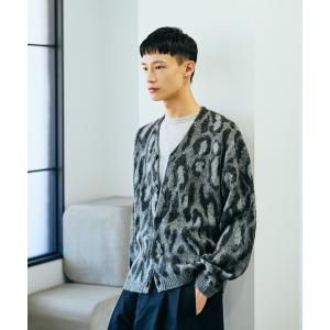 カーディガン TOWNCRAFT / タウンクラフト SHAGGY VINTAGE PATTERN CARDIGAN レオパード アーガイル デイジー
