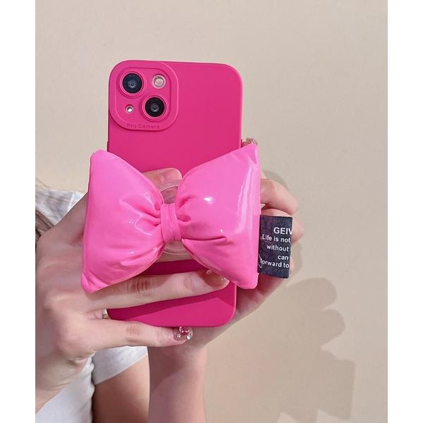 y2k ビッグ リボン スマホ グリップ / スタンド