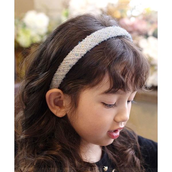 ヘアバンド 入学式 卒業式 ツイードラブ カチューシャ