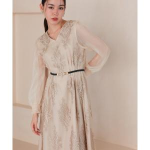 ドレス クラシカルエンブロイダリー パーティードレス オケージョンドレス