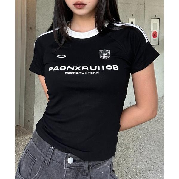 tシャツ line uniform cropped T レディース メンズ