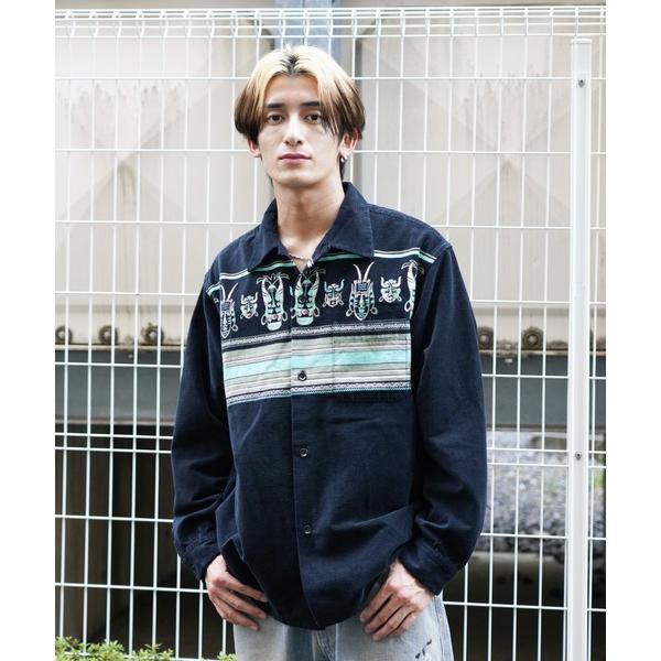 シャツ TOWNCRAFT / タウンクラフト VINTAGE CORDUROY SHIRTS ネイ...