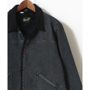 デニムジャケット gジャン Wrangler/ラングラー Denim Boa Trucker Jacket 227MJL/裏ボア 襟コーデュロイ デニ