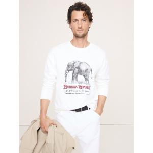 トレーナー スウェット BANANA REPUBLIC FACTORY STORE  20th Anniversary エレファント スウェットシャ