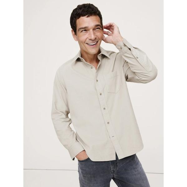 シャツ スタンダードフィット コーデュロイ シャツ メンズ