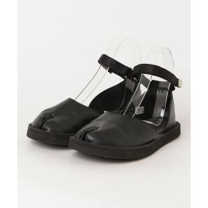 「SUICOKE」 フラットサンダル 24cm ブラック レディース