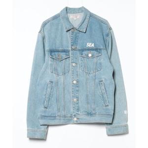 「Guess」 デニムジャケット MEDIUM ライトブルー メンズ