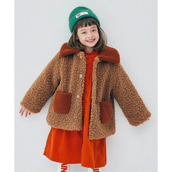ブルゾン アウター 「ジュニア対応」テディーボアジャケット キッズ 子供服 男の子 女の子