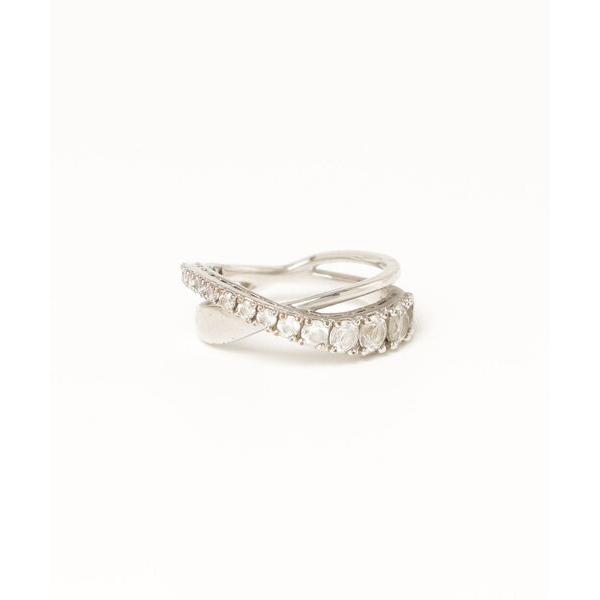 「SWAROVSKI」 リング 50 ホワイト レディース