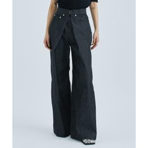 「JOHN LAWRENCE SULLIVAN」 デニムパンツ X-SMALL ホワイト レディース