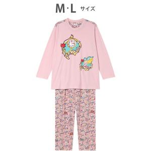 パジャマ ルームウェア 綿100%(本体)　パジャマ　長袖　長ズボン レディース