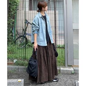 スカート 「CORNERS by KR」レオパードティアードスカート